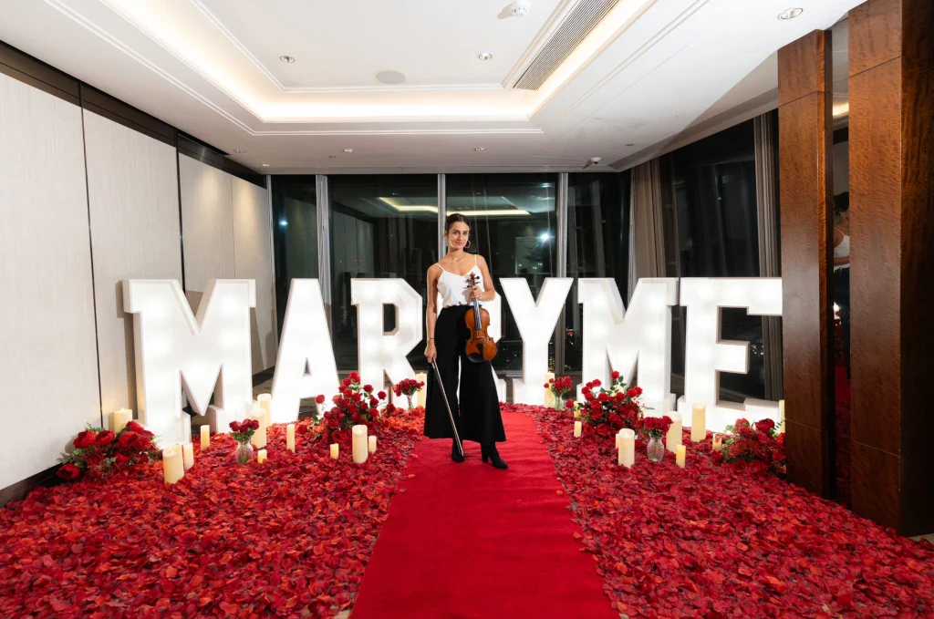 hire a violinist for a proposal