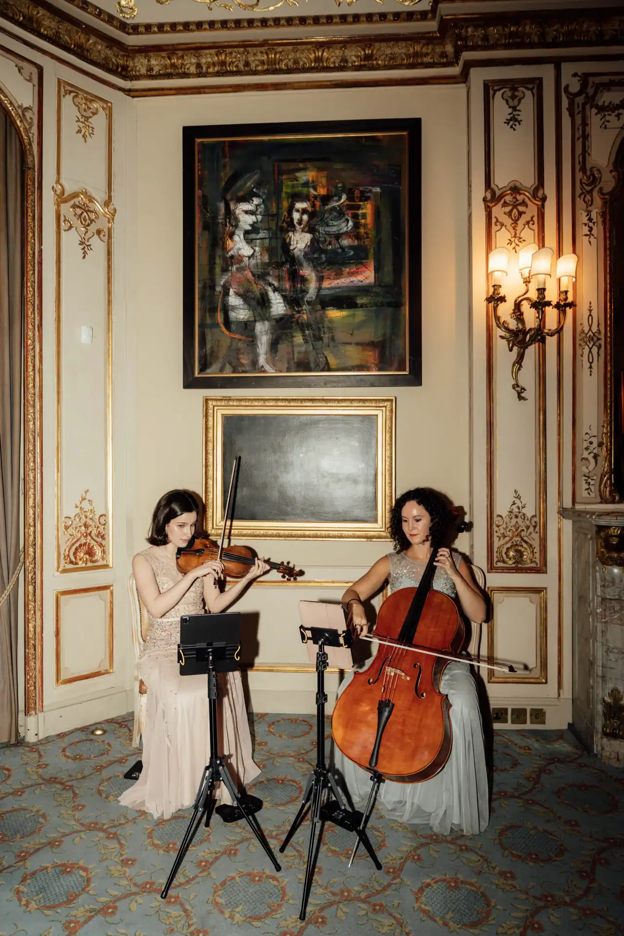 violin and cello duo hire london